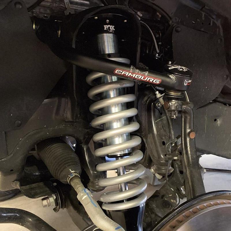 '07-21 Toyota Tundra Camburg X-Joint Upper Control Arms Close-up Display on vehicle