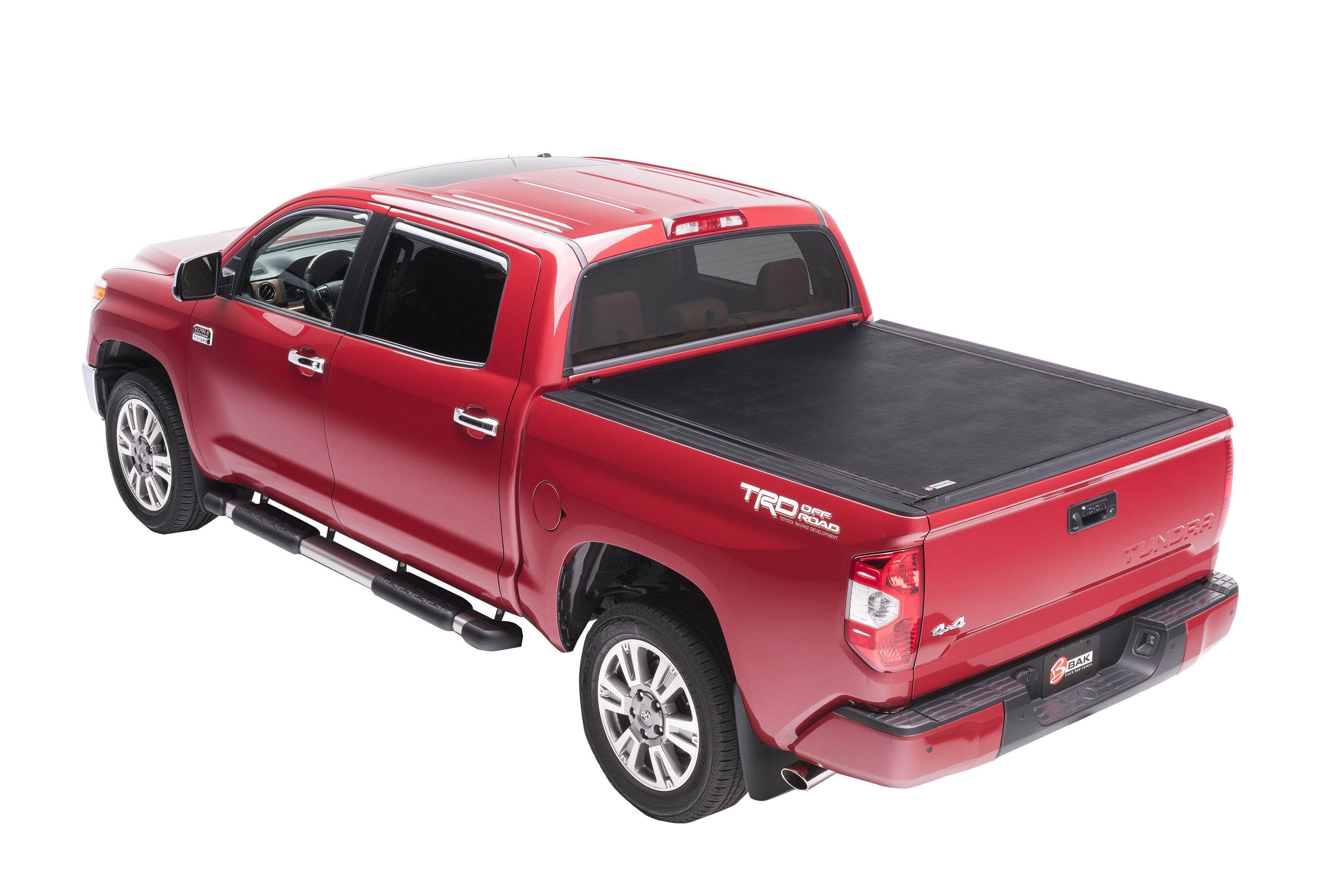 07-21 Toyota Tundra X2 Revolver Tonneau Cover Bed Cover BAK Flip display on Vehicle