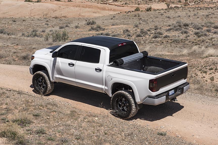 07-21 Toyota Tundra X2 Revolver Tonneau Cover Bed Cover BAK Flip display on Vehicle