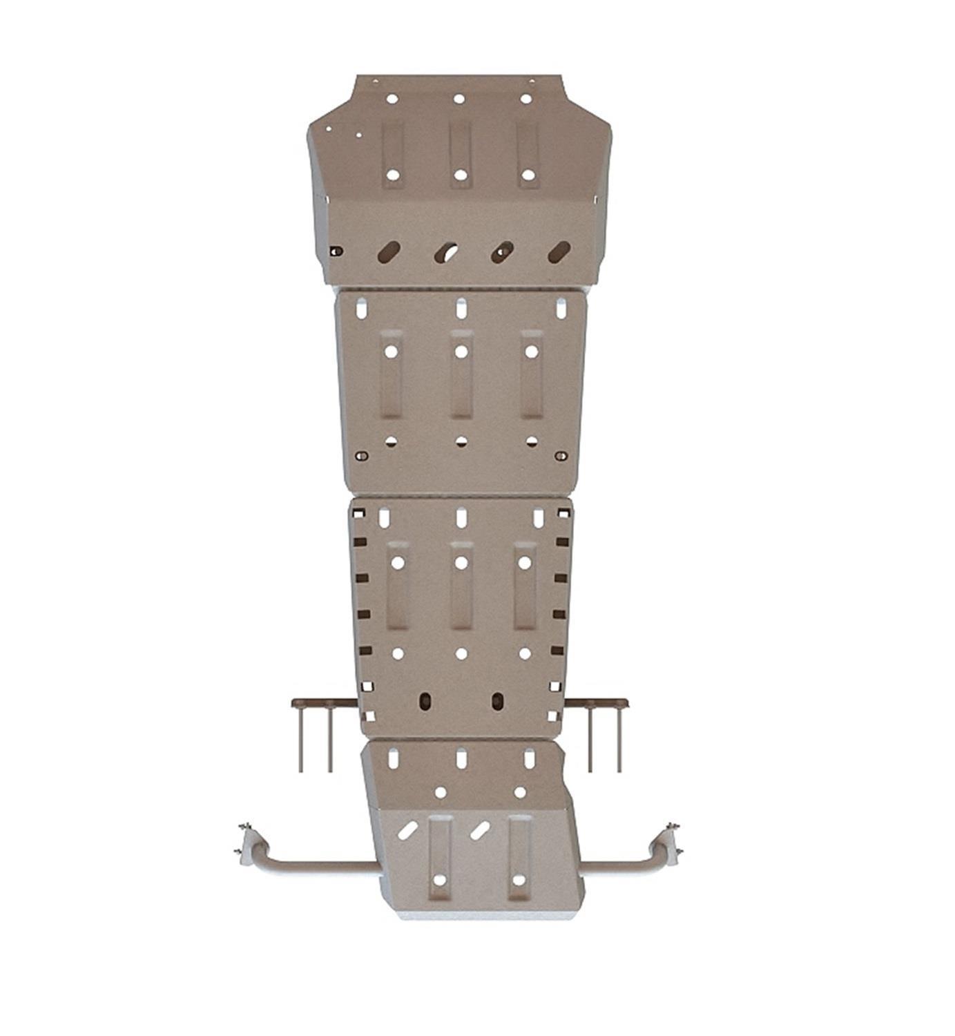 '08-21 Toyota Land Cruiser 200 Skid Plate Kit ARB (bottom view)