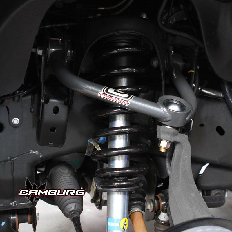 '09-20 Ford F150 Camburg 1.25" Uniball Upper Control Arms Close-up Display on Vehicle