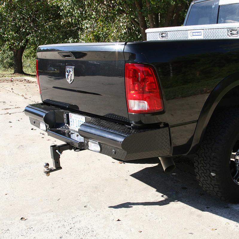 09-19 Dodge Ram 1500 Black Series Rear Bumper Fab Fours individual display