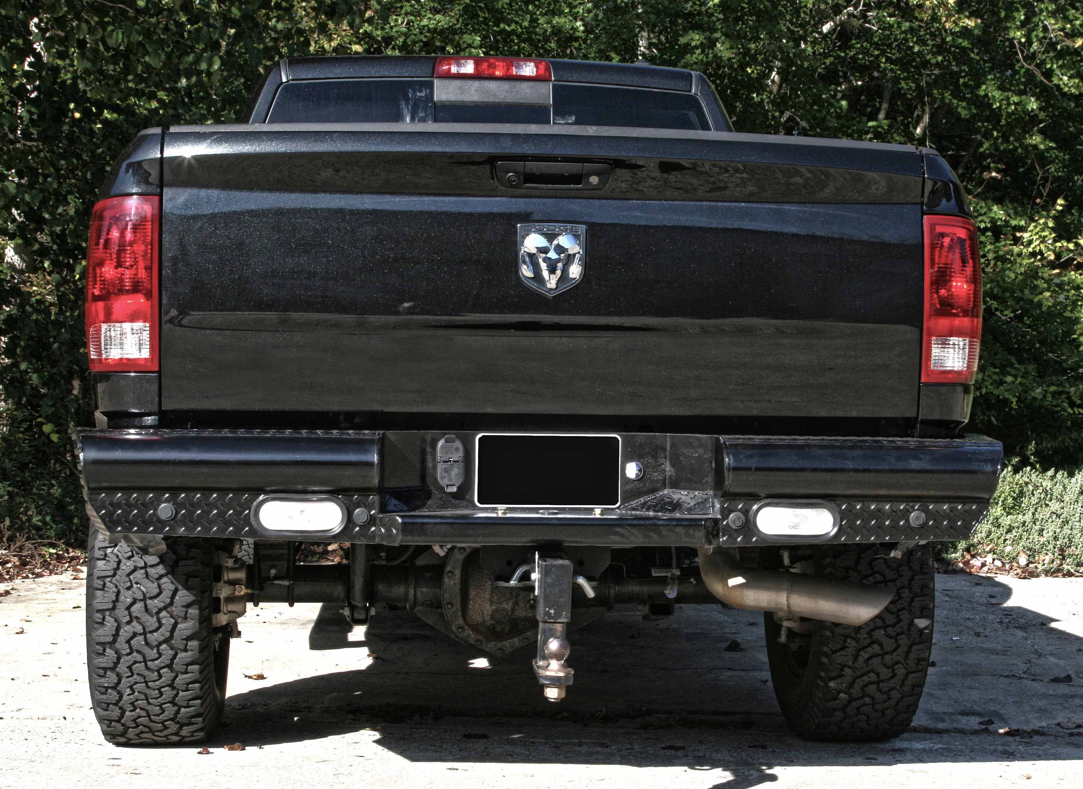 09-19 Dodge Ram 1500 Black Series Rear Bumper Fab Fours individual display