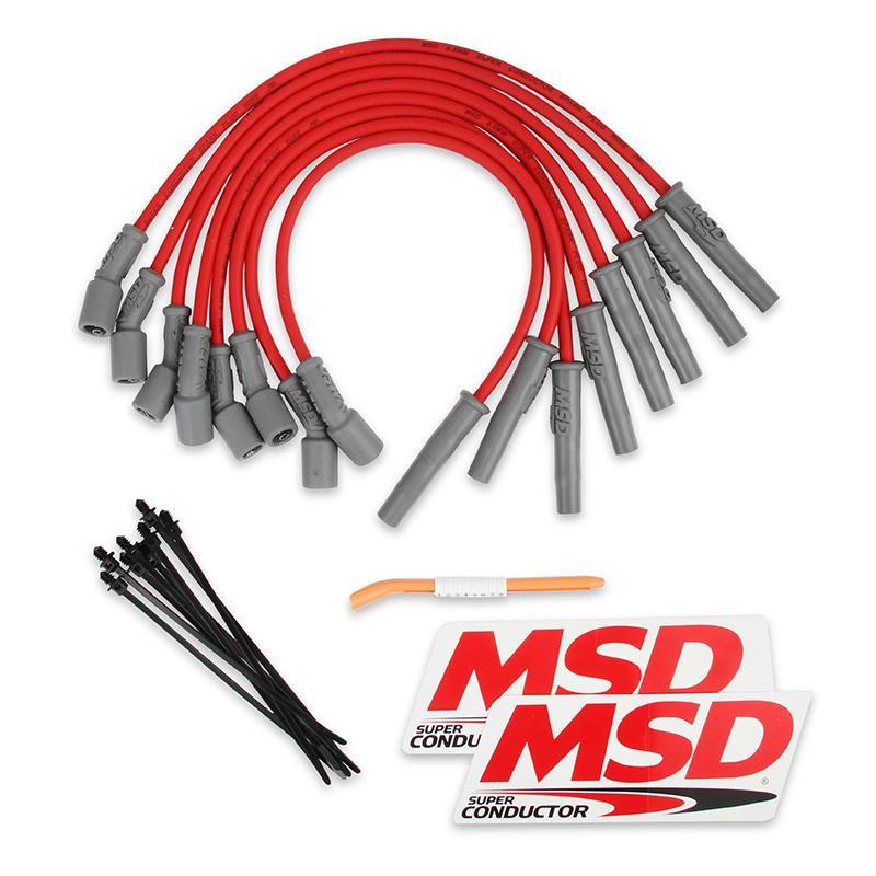 '10-14 Ford Raptor 6.2L V8 Red Wire Set Electrical MSD Ignition parts