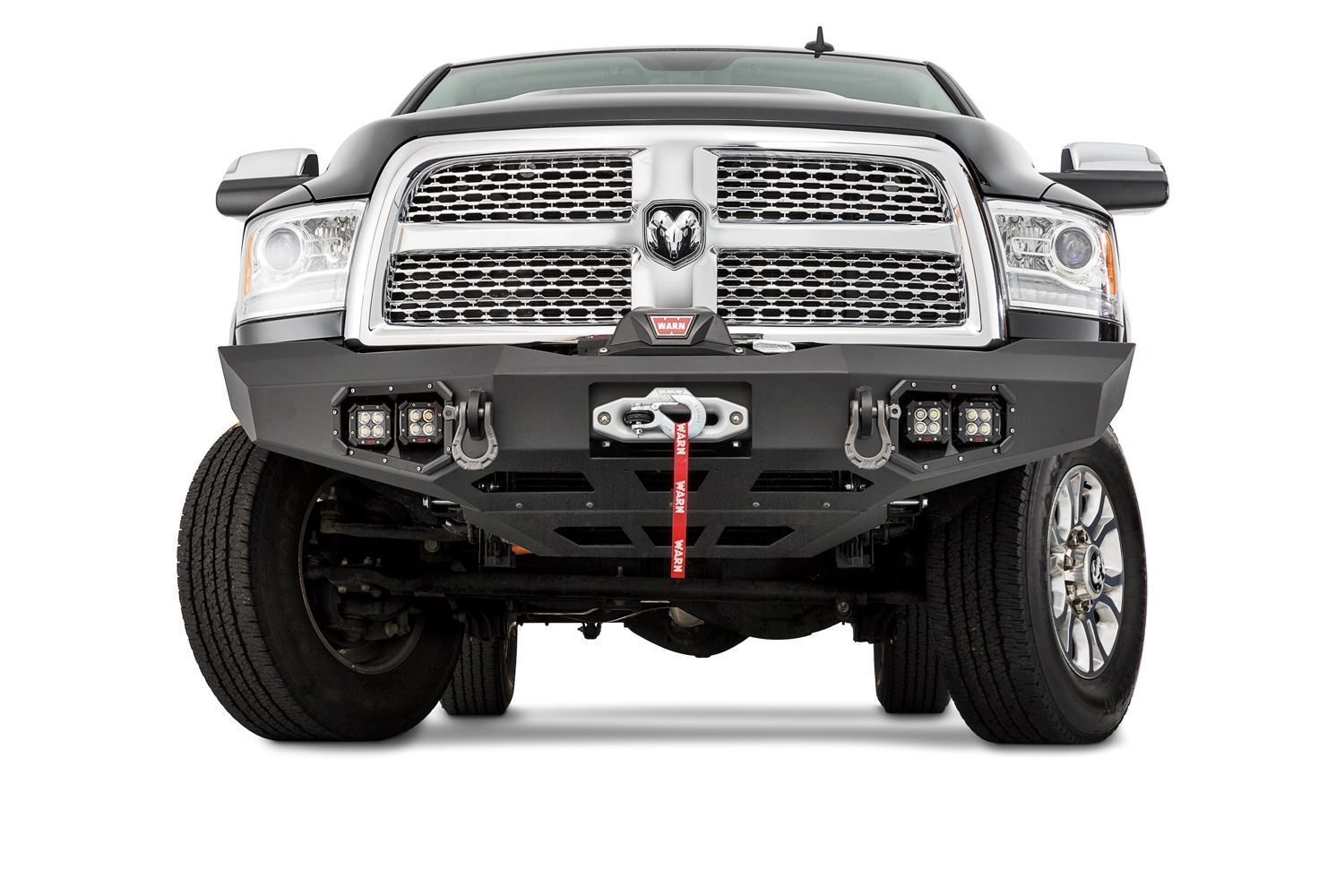 '11-19 Ram 2500/3500 Warn Ascent Front Bumper Warn Industries (front view)