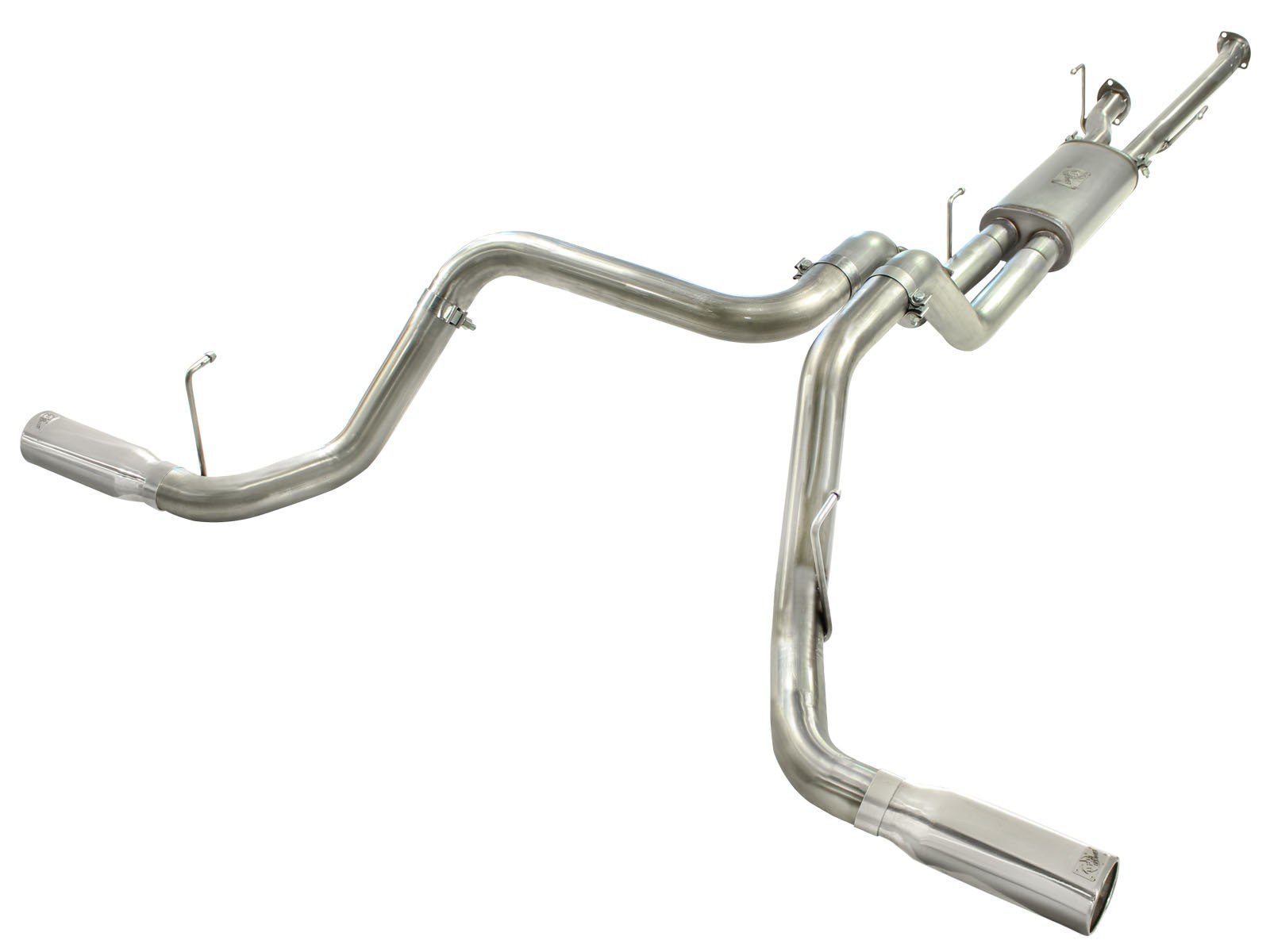 10-18 Toyota Tundra 2 1/2"-3" 409 Stainless Steel Cat Back Exhaust System AFE Power Polished Tip display