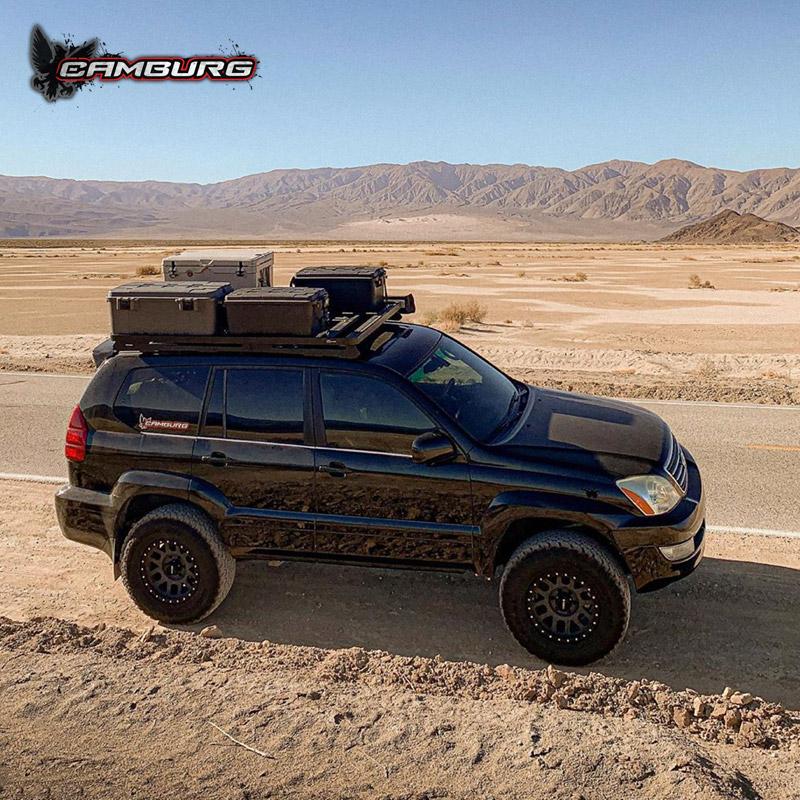03-09 Lexus GX470 Camburg Fox 2.5 Performance Kit Display on Vehicle