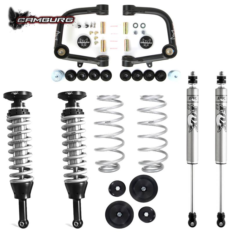 03-09 Lexus GX470 Camburg Fox 2.5 Performance Kit Display of Included Parts