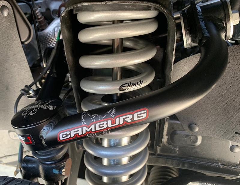 '10-22 Lexus GX460 Camburg X-Joint Upper Control Arms Close-up Display on Vehicle