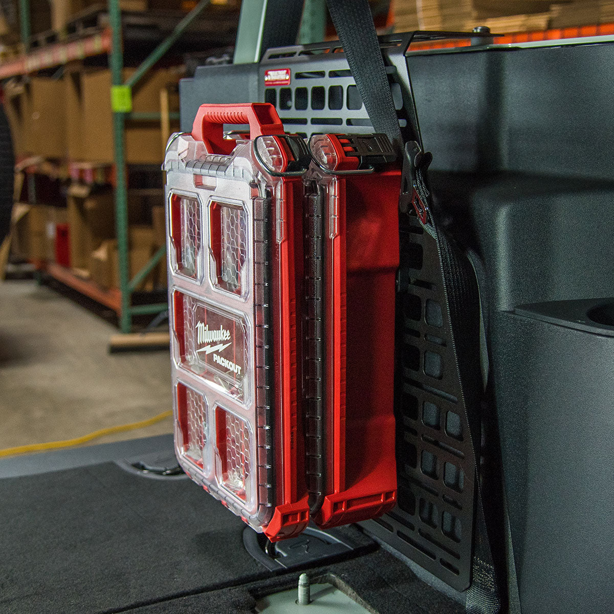 '21-24 Ford Bronco 2-Door Builtright Industries Molle Compatiable Cargo Panel-Driver Side Display in Vehicle