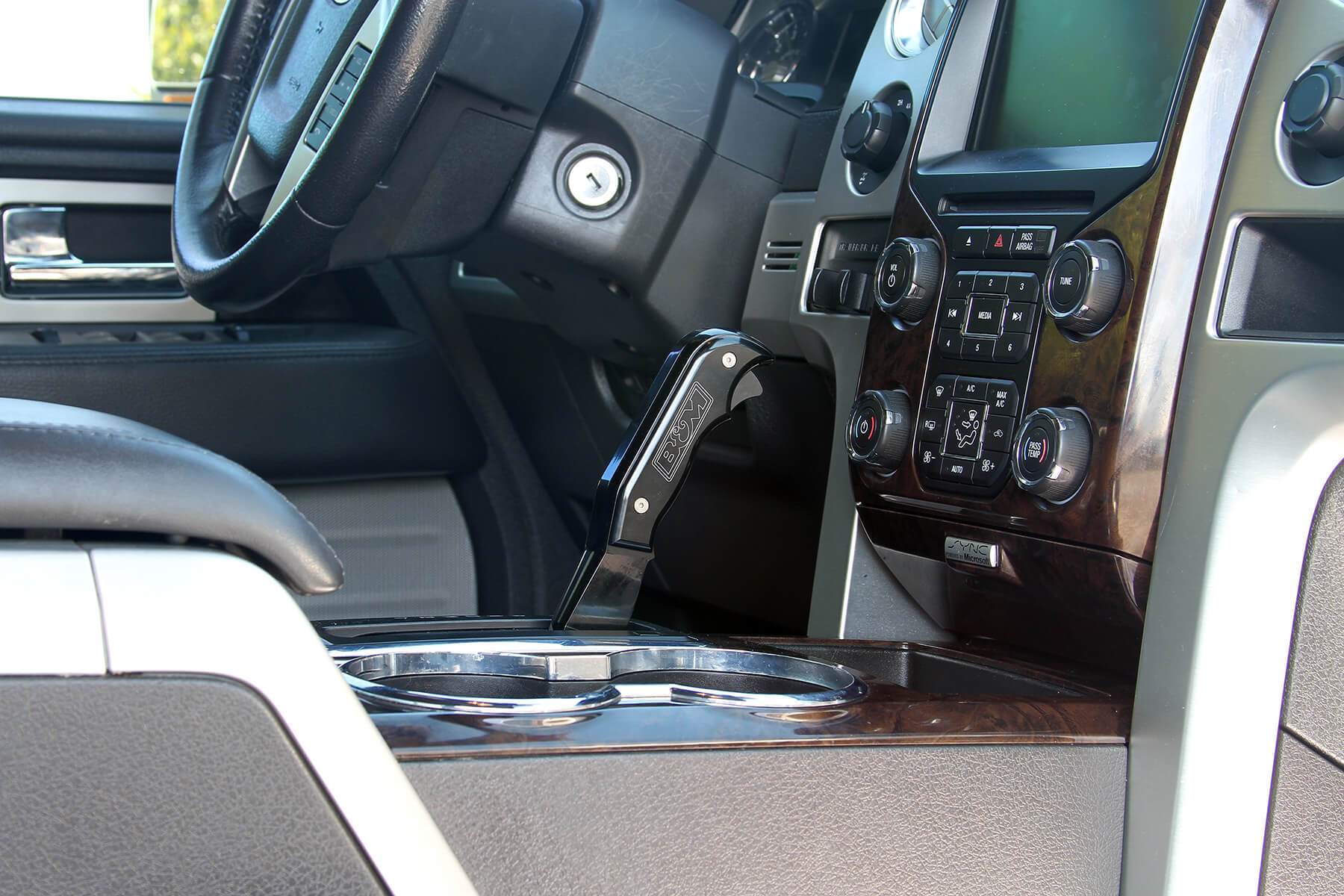 '11-14 Ford F150 Magnum Grip Auto Shift Handle Interior Accessories B&M display on Vehicle