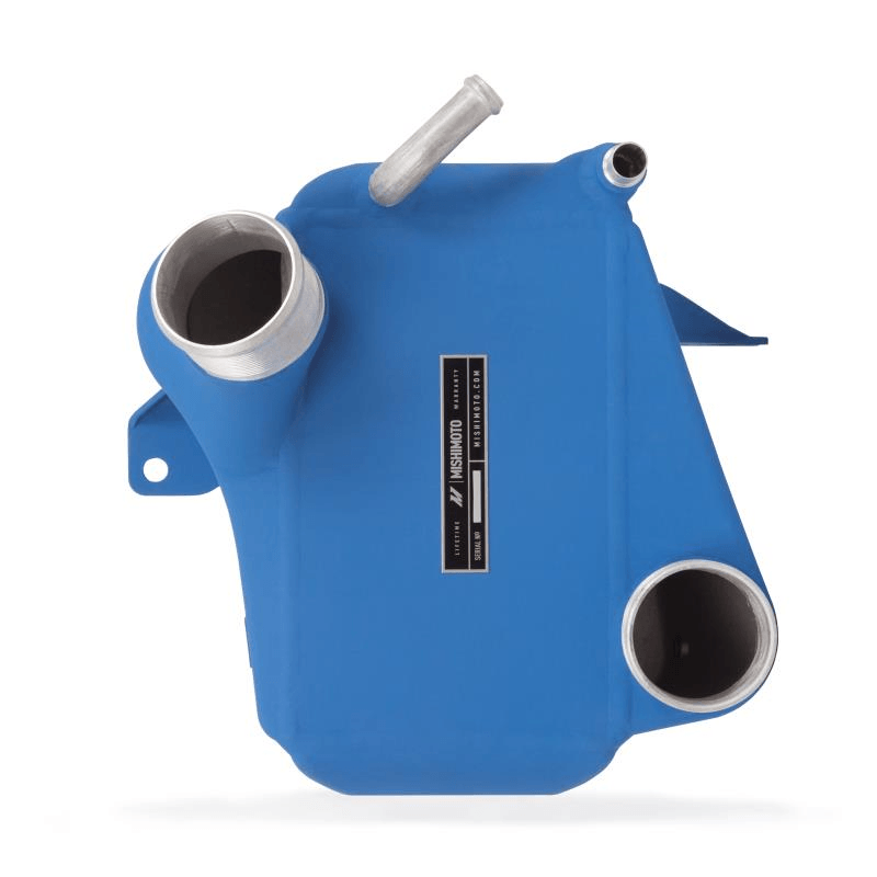 11-16 Ford 6.7L Powerstroke Air-To-Water Performance Intercooler Performance Products Mishimoto Micro-Wrinkle Blue