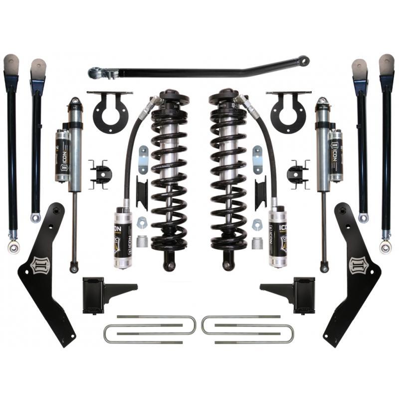 11-16 Ford F250/F350 4WD 4-5.5" Coilover Conversion System-Stage 4 Suspension Icon Vehicle Dynamics parts