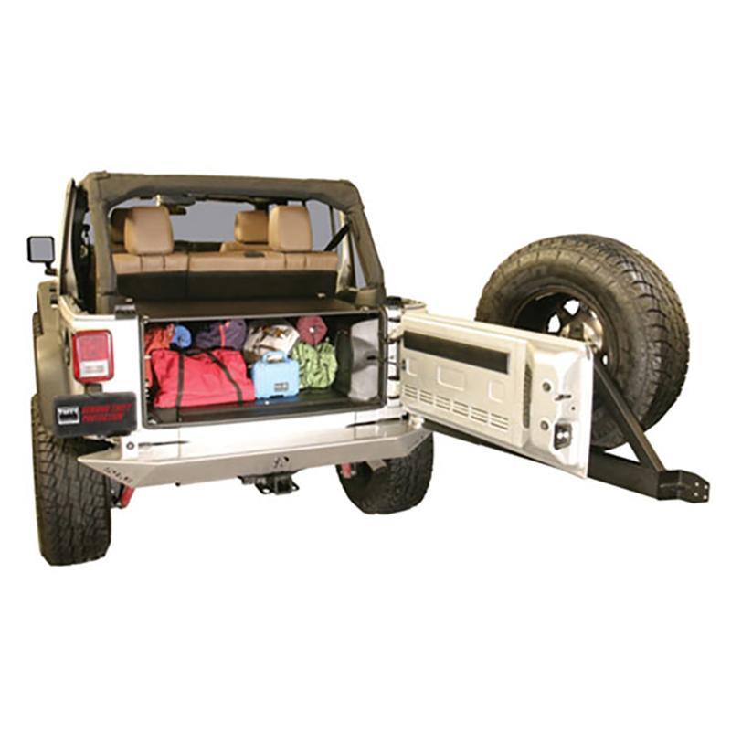 '11-17 Jeep JKU Security Tailgate Tuffy Security Products display