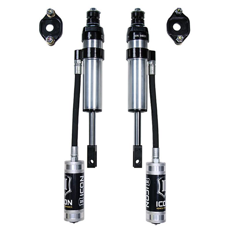 11-19 Chevy/GM 2500/3500HD 2.5 VS RR Front Shocks-0-2" Lift Suspension Icon Vehicle Dynamics With CDC Valve
