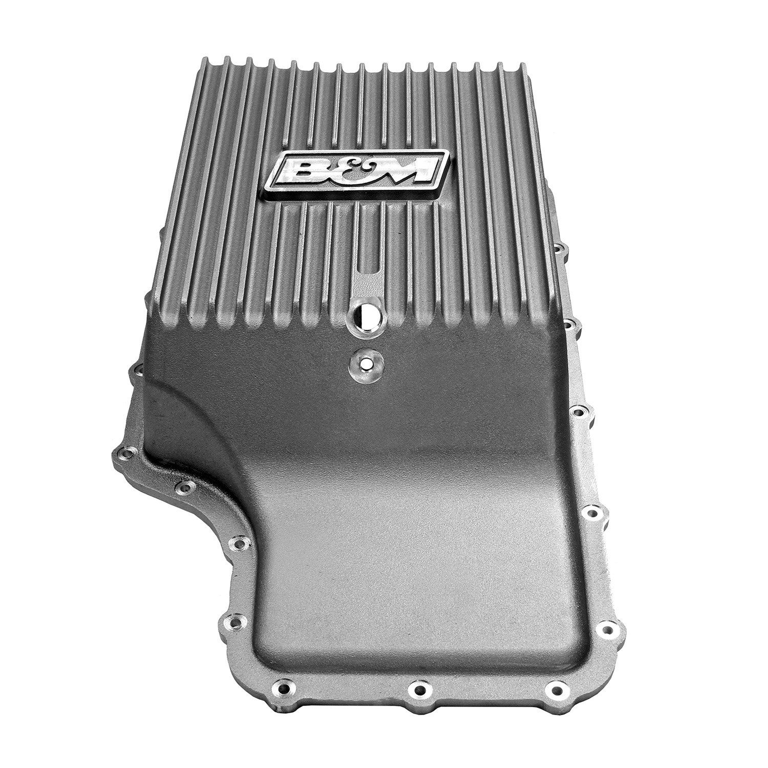 '11-21 Ford F250/F350 B&M HI-TEK Deep Transmission Pan - Natural Drivetrain B&M (top part)