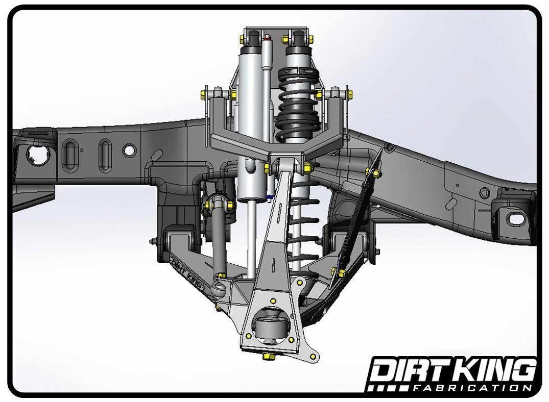 '14-18 Chevy/GMC 1500 Long Travel Race Kit Suspension Dirt King Fabrication design