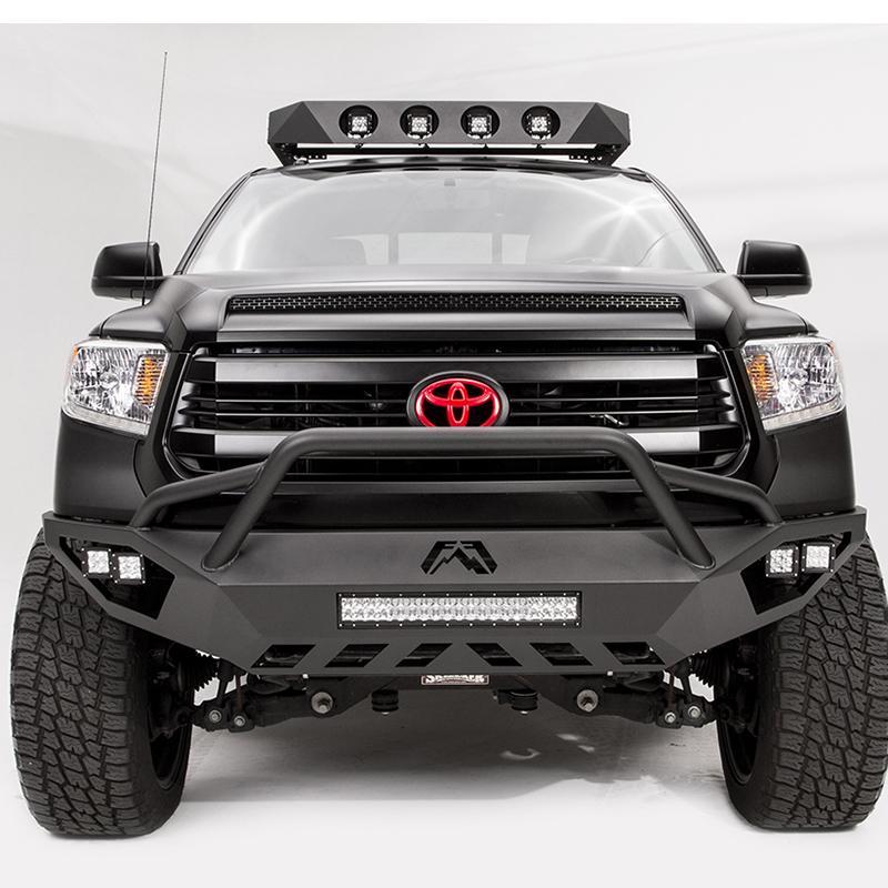 14-21 Toyota Tundra Vengeance Series Front Bumper Display on vehicle