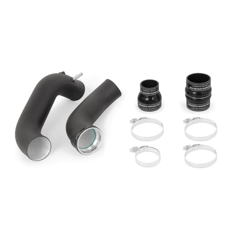 15-17 Ford F150 2.7L Ecoboost Cold-Side Intercooler Pipes Performance Products Mishimoto Wrinkle Black
