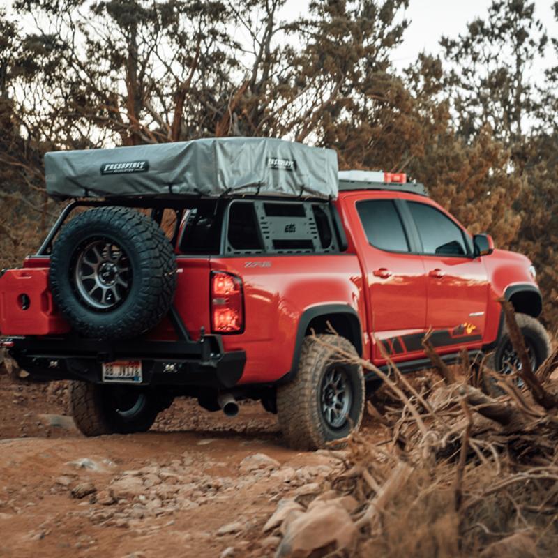 '15-20 Chevy Colorado Z71 & ZR2 CBI Off-Road Rear Bumper Display on Vehicle