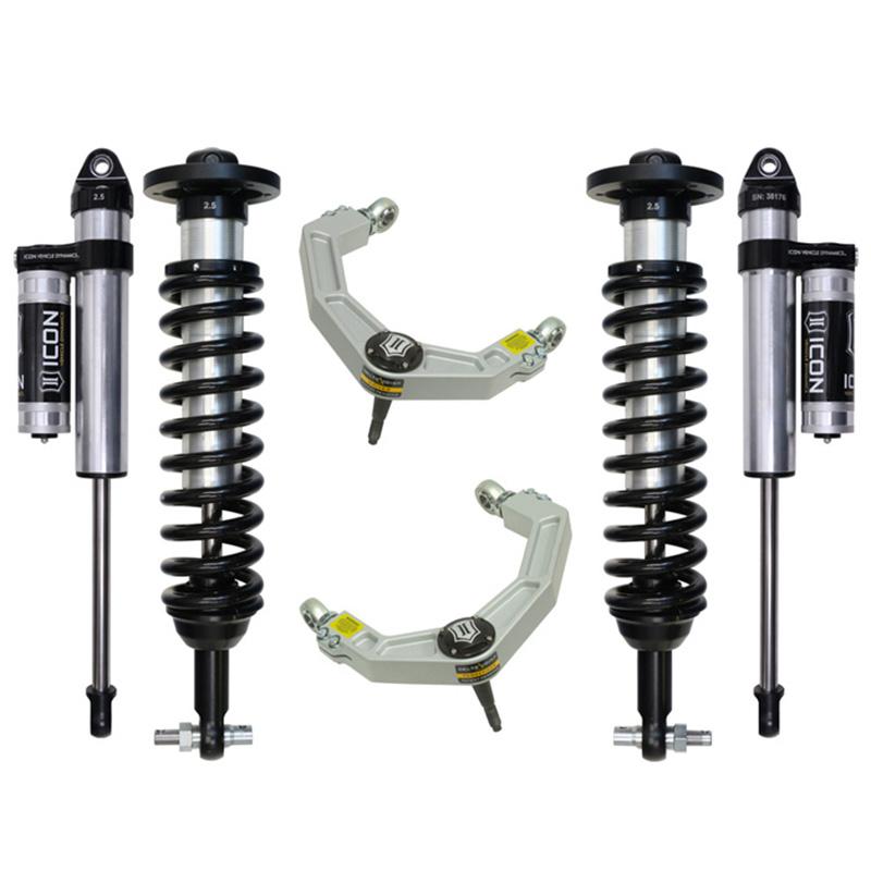 15-20 Ford F150 4WD Icon Stage 3 Suspension System Suspension Icon Vehicle Dynamics Billet Delta Joint UCA