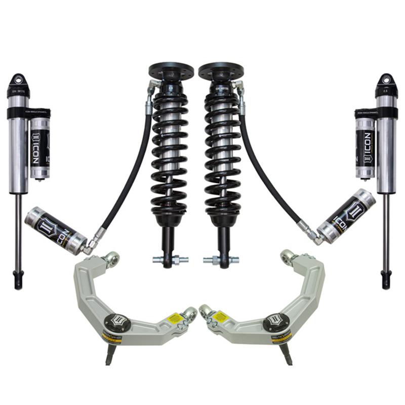 15-20 Ford F150 4WD Icon Stage 4 Suspension System Suspension Icon Vehicle Dynamics Billet Delta Joint UCA