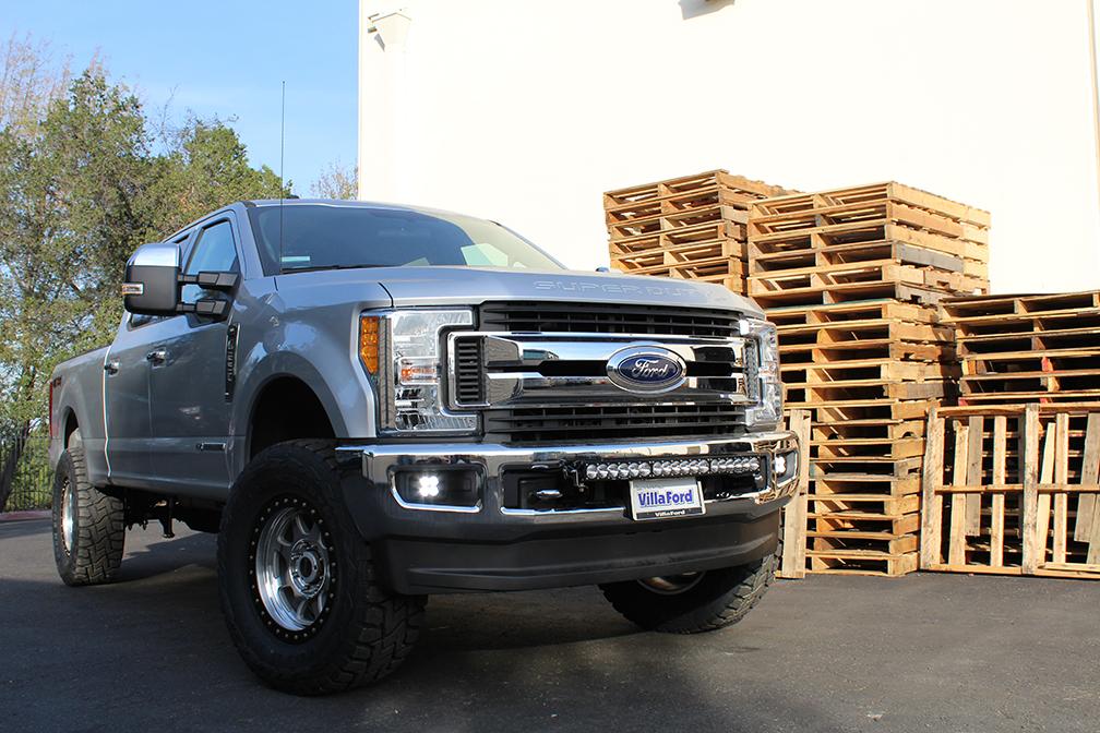 '15-17 Ford Super Duty (F-250/F-350) Fog Light Pocket Kit Baja Designs display on Vehicle