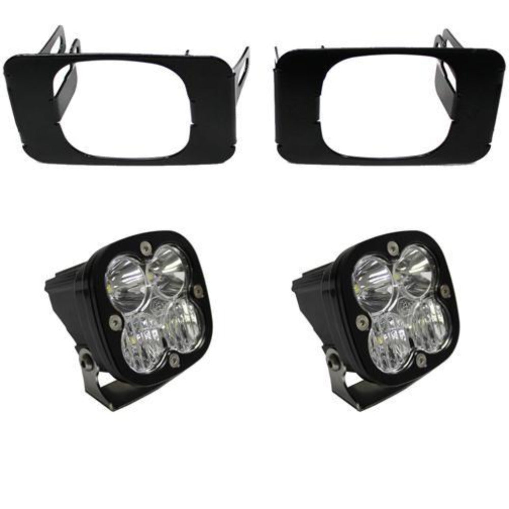 '15-17 Ford Super Duty (F-250/F-350) Fog Light Pocket Kit Baja Designs Display of Included Parts
