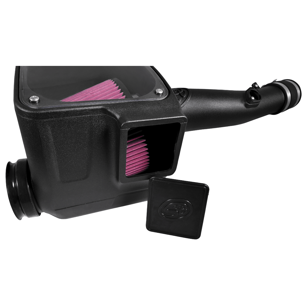 '16-23 Toyota Tacoma 3.5L Cold Air Intake S&B Filters (side view)