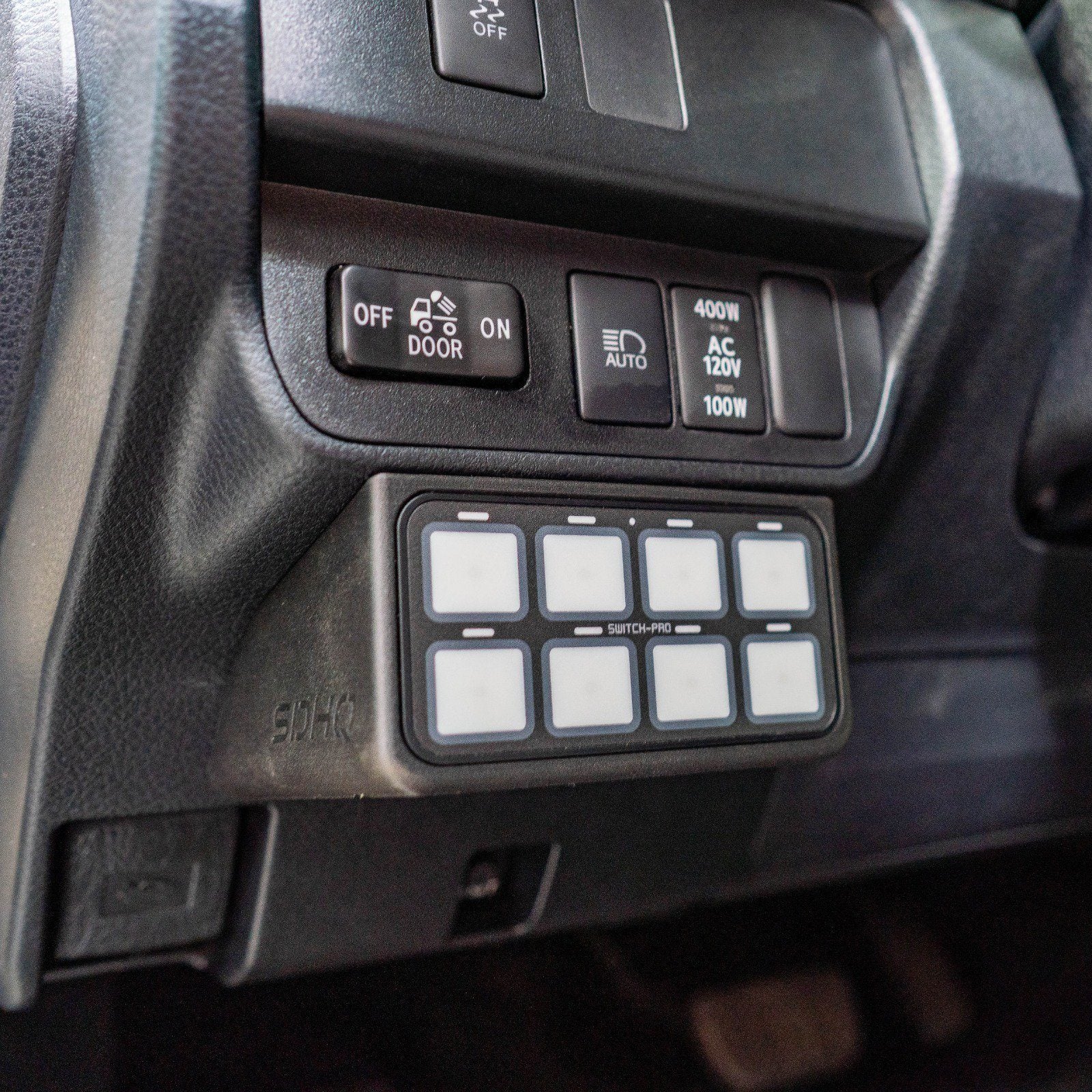 '16-23 Toyota Tacoma SDHQ Built Switch Pros SP-9100 Keypad Mount Lighting SDHQ Off Road display