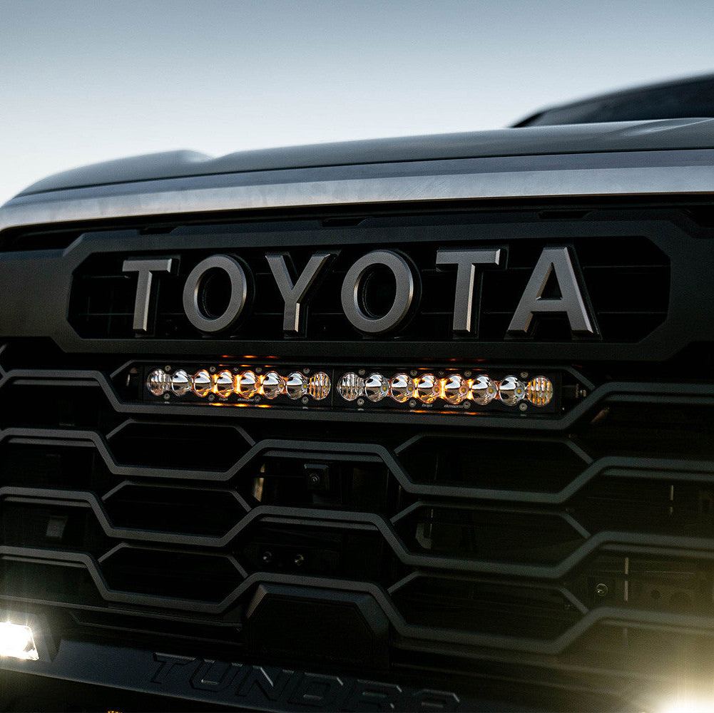 '22-23 Toyota Tundra TRD Grille Baja Designs 20" S8 OEM Replacement LED Light Bar Kit display on Vehicle