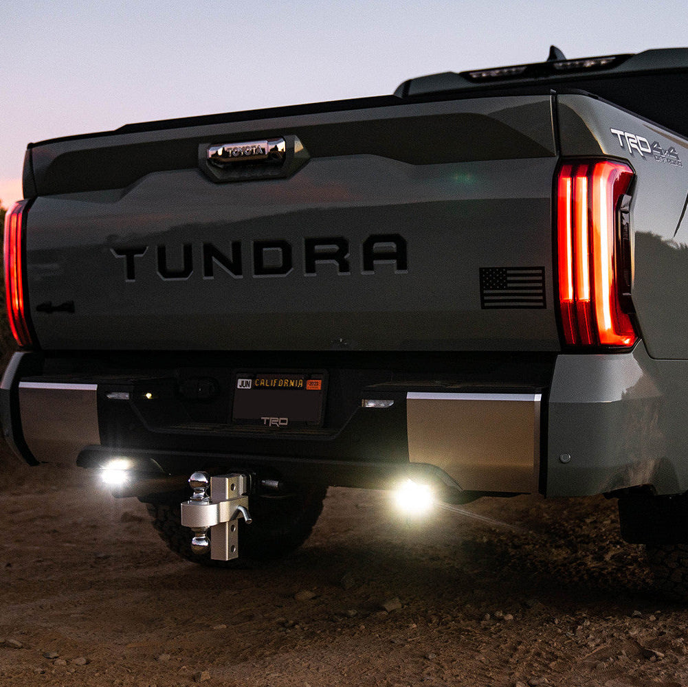 '22-23 Toyota Tundra Baja Designs S2 Sport Reverse Light Kit display on Vehicle (In Use)