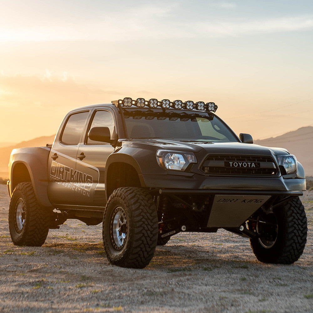 '05-22 Toyota Tacoma 8 XL Linkable Roof Bar Kit Baja Designs display on Vehicle