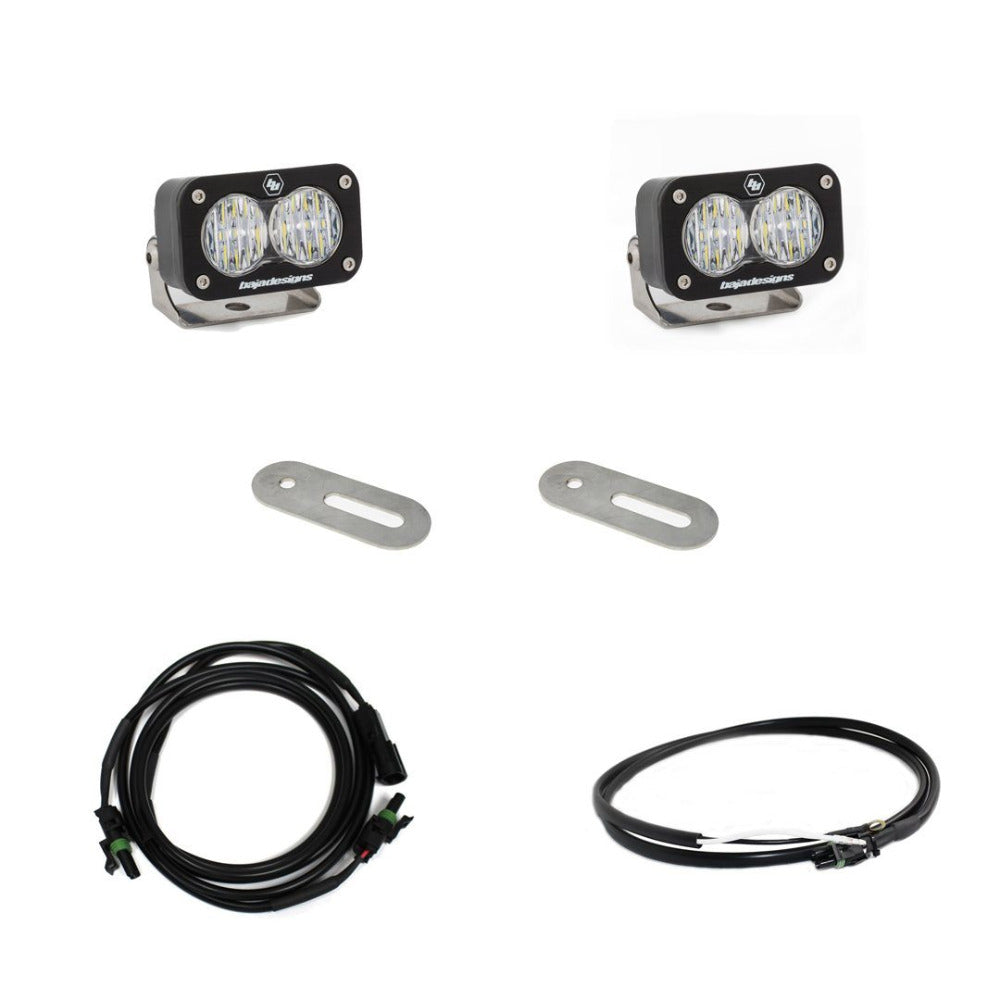 '17-22 Ford F250/350 S2 Reverse Light Kit Lighting Baja Designs Display of Included Parts