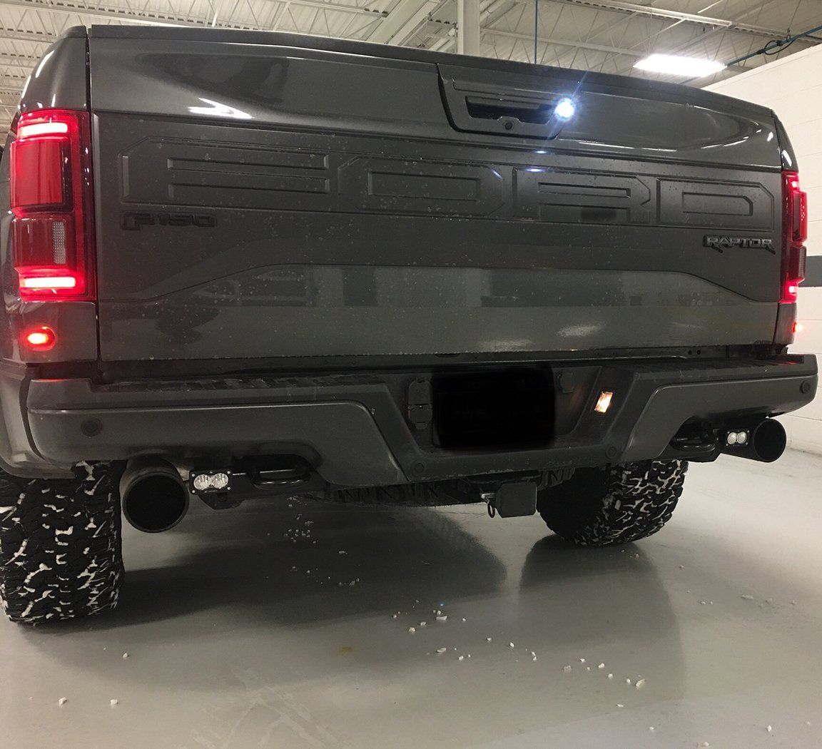 '17-Current Ford Raptor S2 Sport Reverse Light Kit Lighting Baja Designs Display on Vehicle