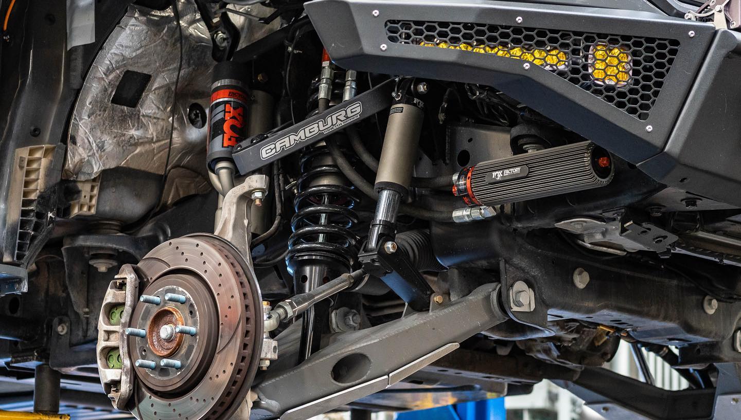'17-20 Ford Raptor Camburg Performance Long Travel Kit Display on Vehicle