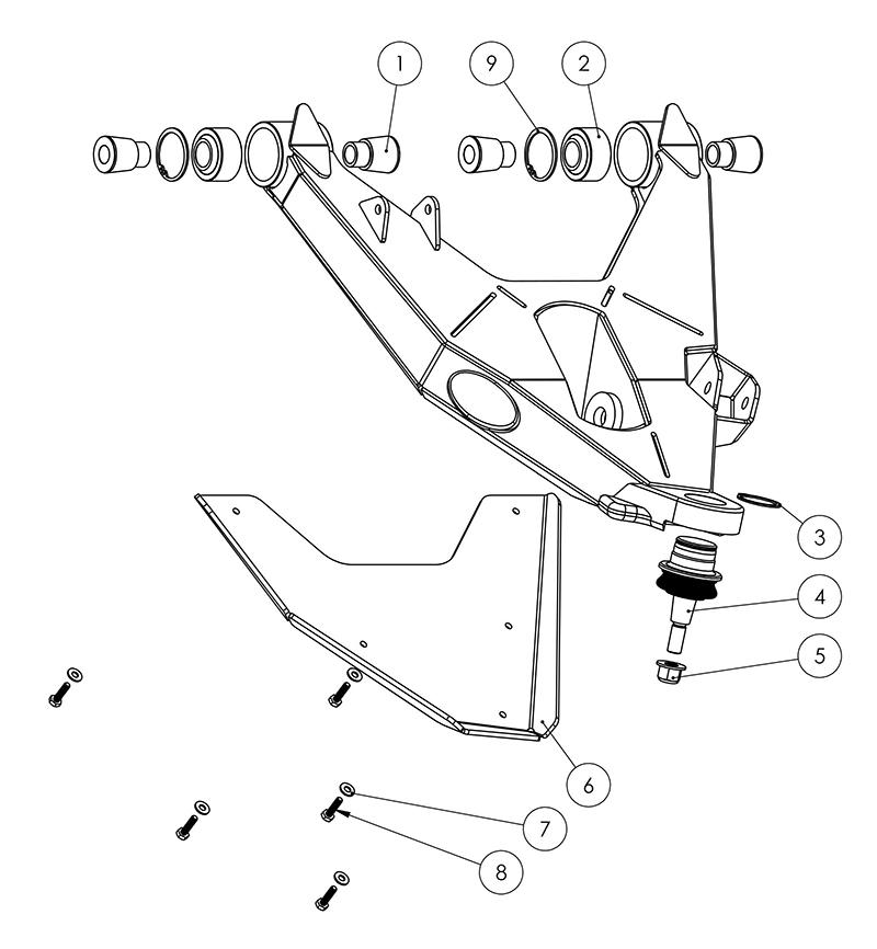 '17-20 Ford Raptor Camburg Performance Long Travel Kit 3D Design
