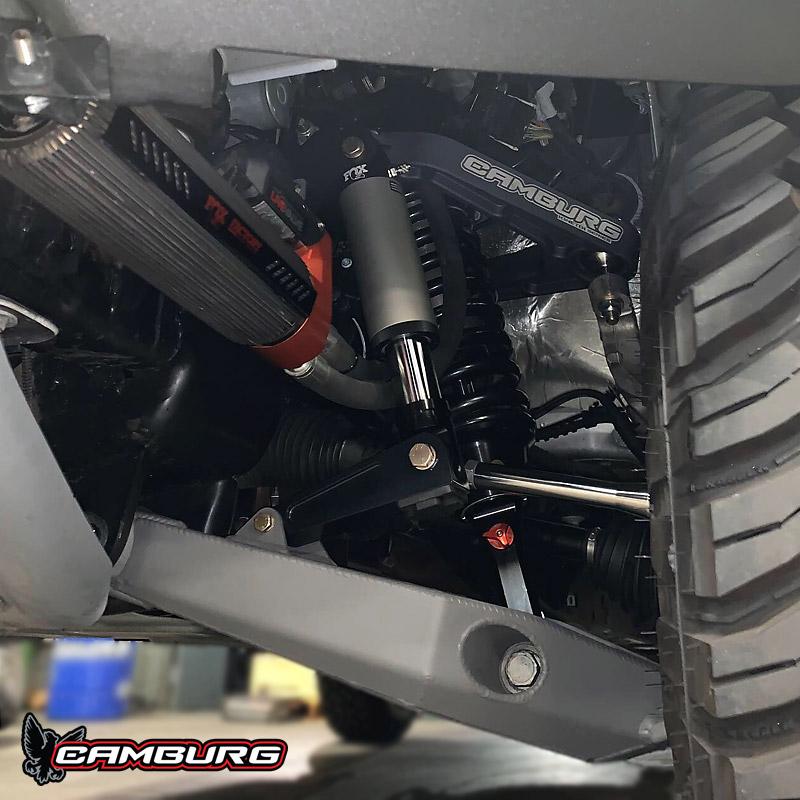 '17-20 Ford Raptor Camburg Performance Long Travel Kit Close-up Display on Vehicle