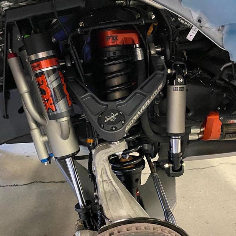 '17-20 Ford Raptor Camburg Performance Long Travel Kit Close-up Display on Vehicle