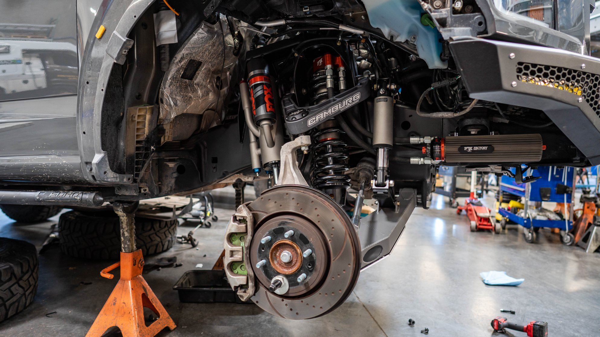 '17-20 Ford Raptor Camburg Performance Long Travel Kit Display on Vehicle