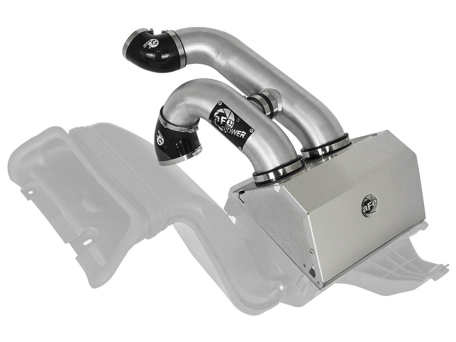 17-20 Ford Raptor Magnum Force Series "Super Raptor" Cold Air Intake System AFE Power GT Pro 5R Cold Air Intake Brushed Aluminum display