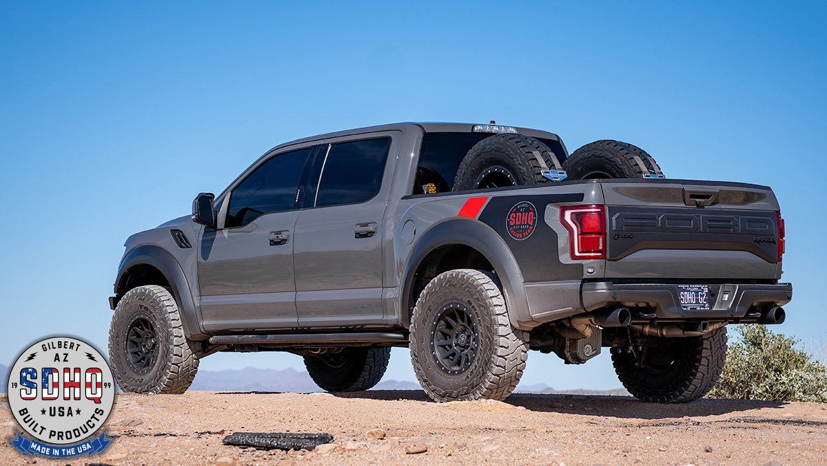 '17-Current Ford Raptor SDHQ Built Weld-On Rock Sliders Protection SDHQ Off Road