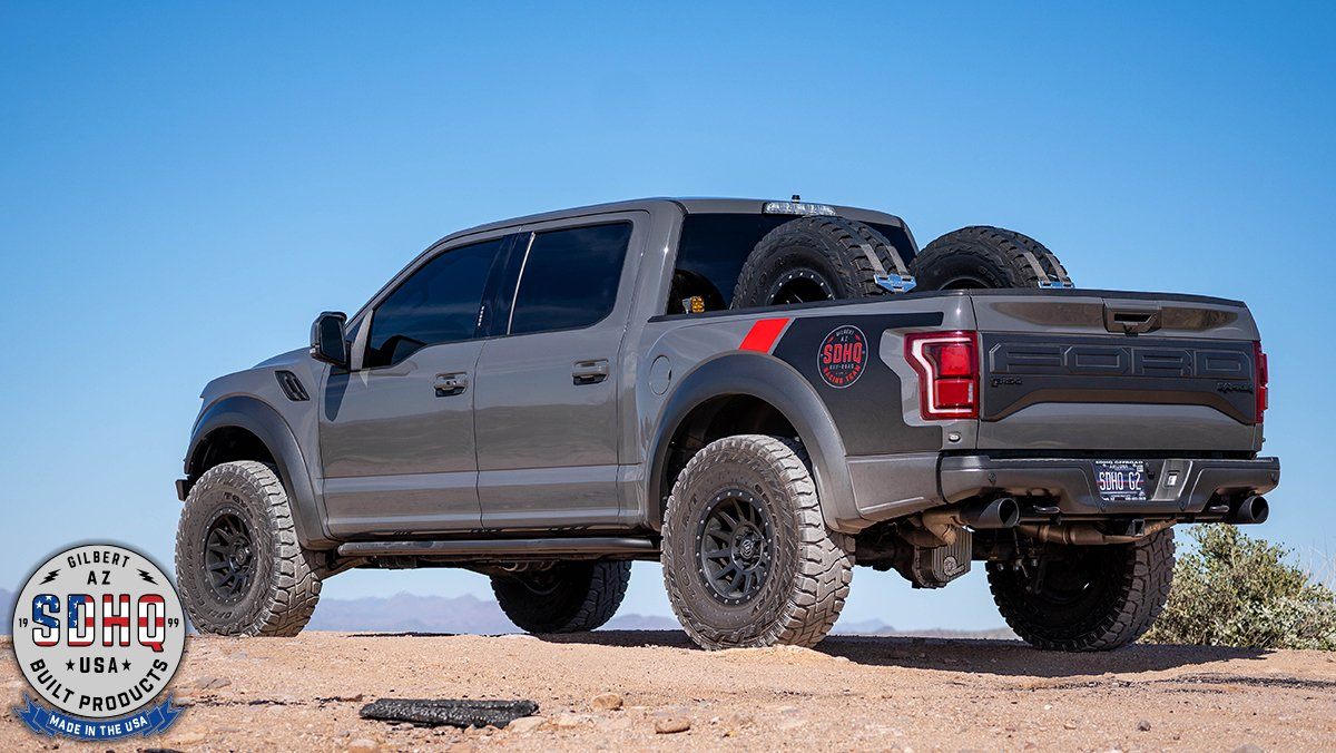 '17-Current Ford Raptor SDHQ Built Weld-On Rock Sliders Protection SDHQ Off Road 