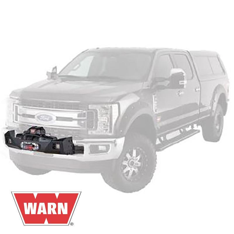 '17-22 Ford SuperDuty Gen III Trans4mer Series Winch Carrier Kit  Warn Industries display