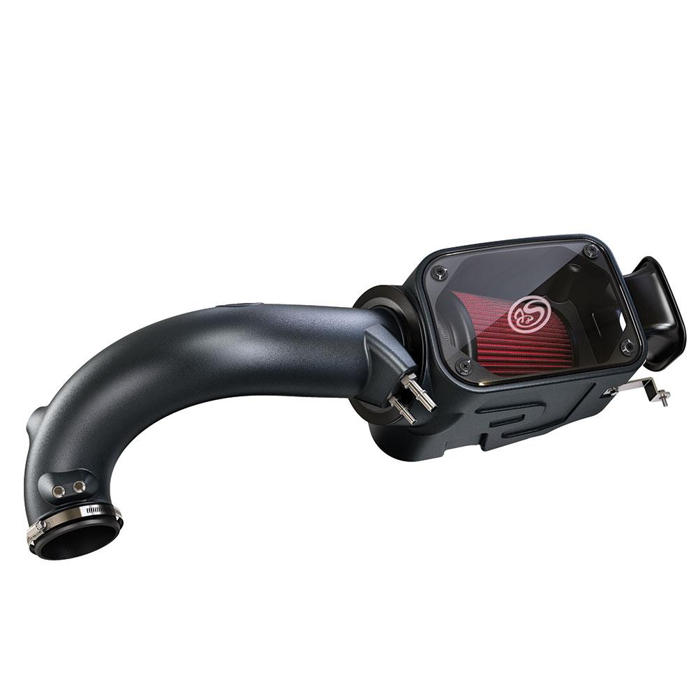 '18-23 Jeep JL 2.0L Turbo Cold Air Intake S&B Filters Cotton Cleanable (top view)
