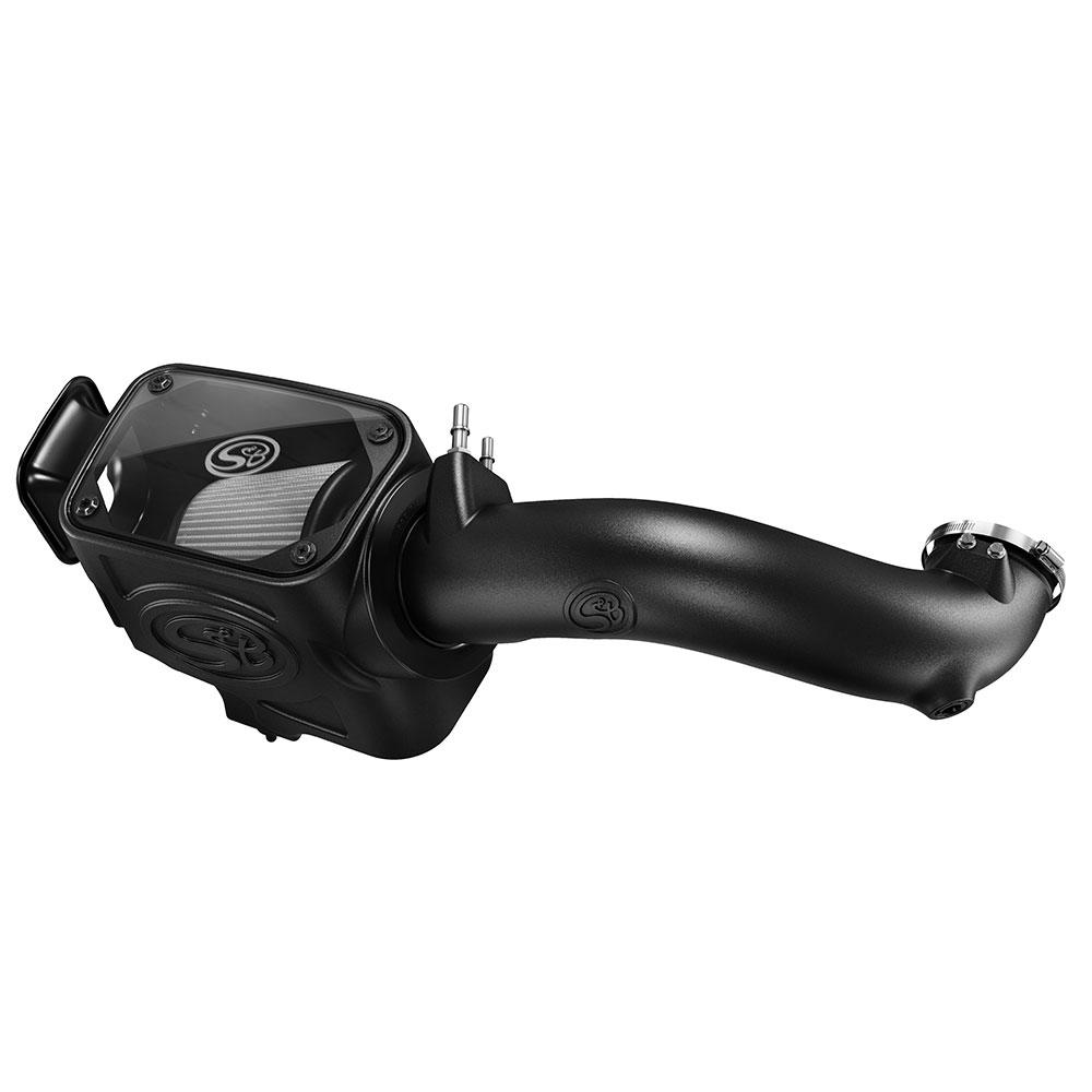 '18-23 Jeep JL 2.0L Turbo Cold Air Intake S&B Filters Dry Extendable (top view)