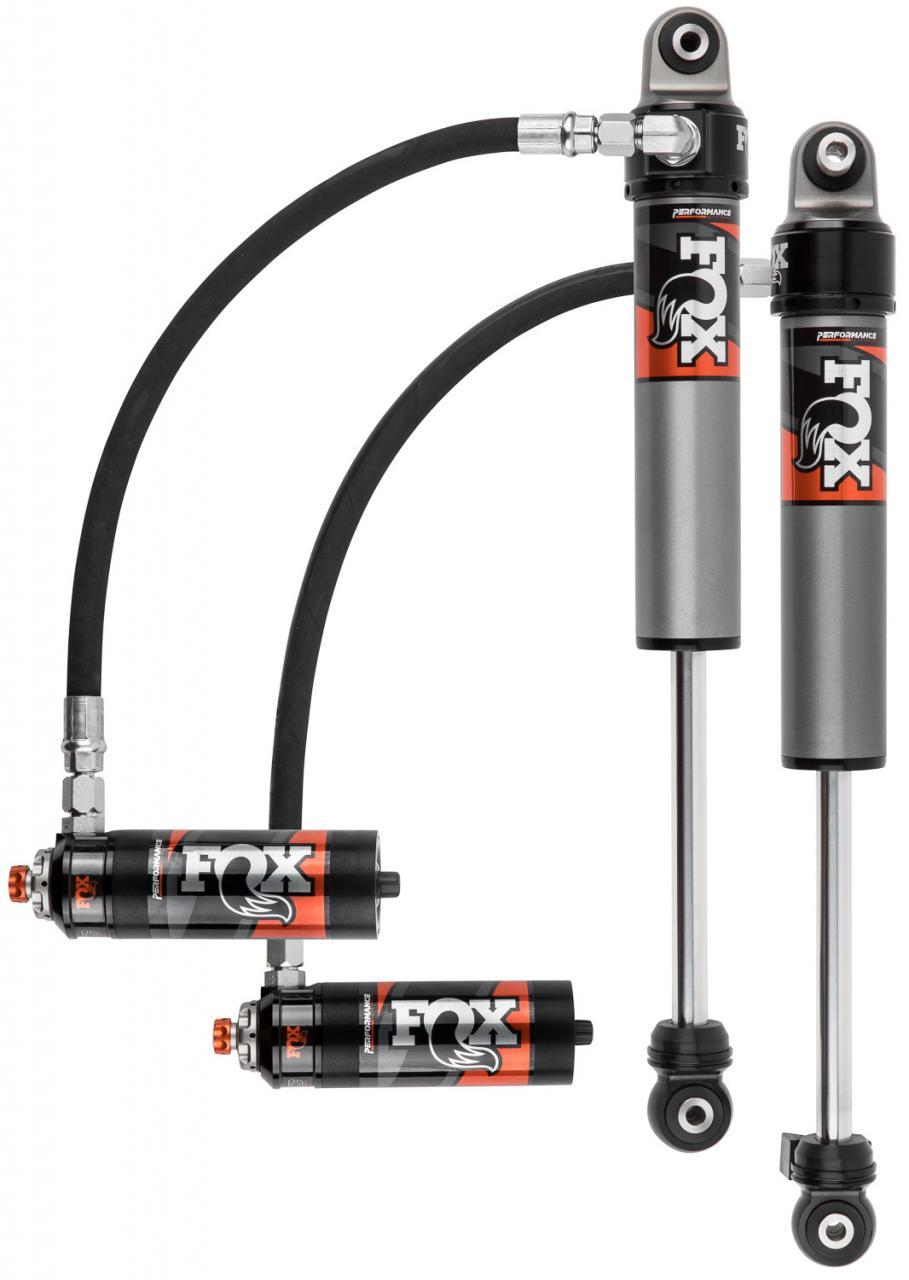 '18-23 Jeep JL Performance Elite Series RR 2.5 Front Shocks Display of Included Parts