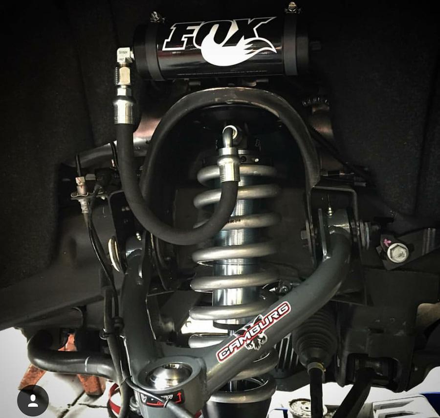 '19-24 Chevy/GMC 1500 Camburg 1.25" Uniball Upper Control Arms Close-up Display on Vehicle