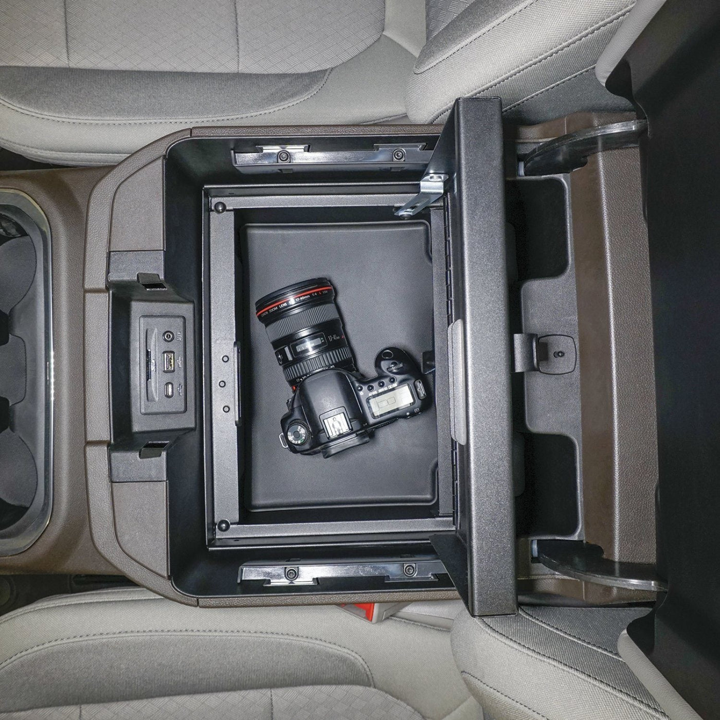 '19-22 Chevy/GMC 1500 Security Console Tuffy Security Products (interior view)