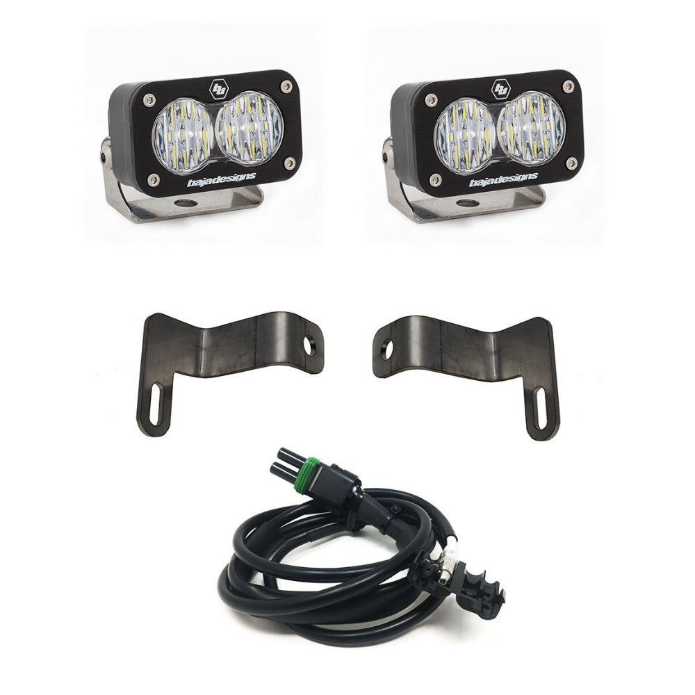 '19-22 Ram 2500/3500 S2 Sport Reverse Kit Lighting Baja Designs Display of Included Parts